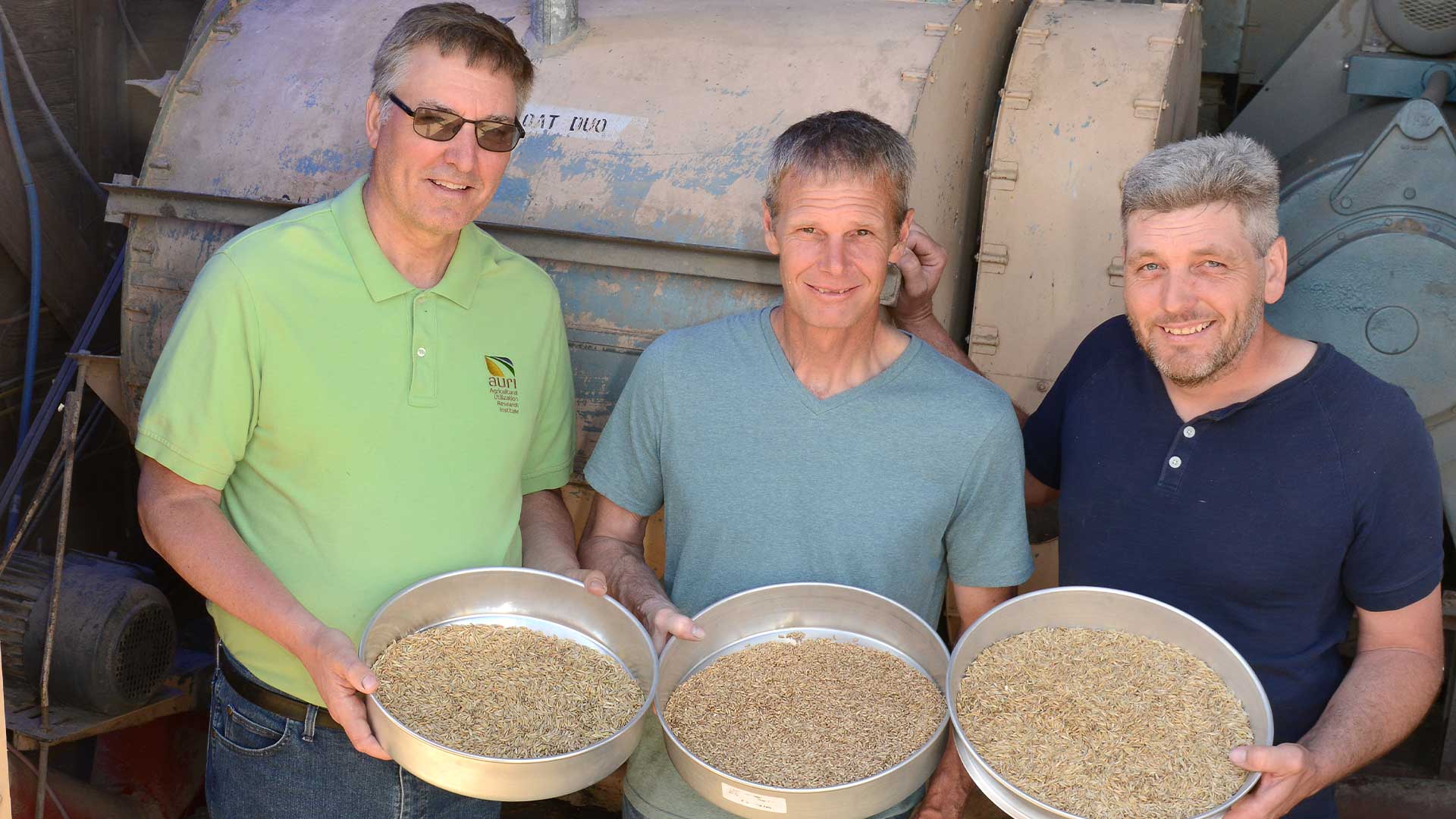 Founders of Oat Milling Business and AURI executive, Harold