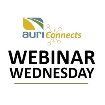 AURI Connects Webinar Wednesday graphic