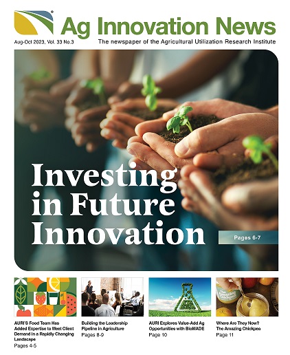 Photo of cover page of August 2023 issue of Ag Innovation News