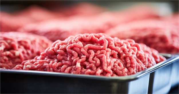 Photo of ground beef on packaging tray